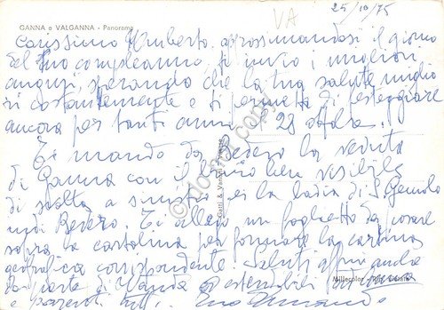 Cartolina Ganna e Valganna panorama 1975 | Immagine Gallery 2