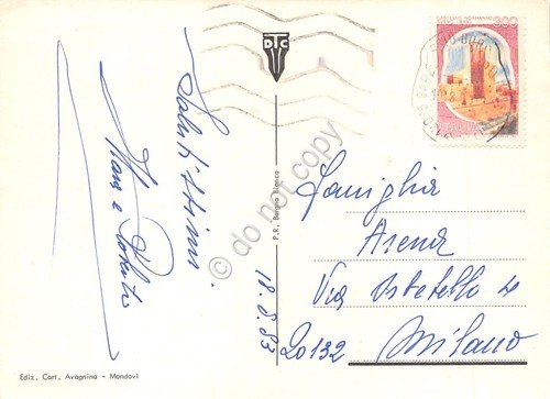 Cartolina Garessio Trappa 1983 vedute varie delle case | Immagine Gallery 2