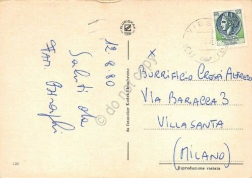 Cartolina Gargano vedute e mappa 1980 (Foggia) | Immagine Gallery 2