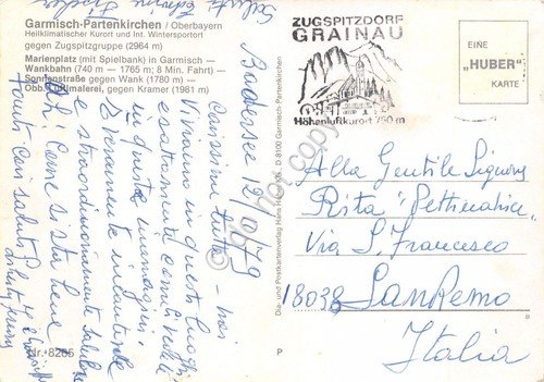 Cartolina Garmisch Partenkirchen multi views 1979 | Immagine Gallery 2