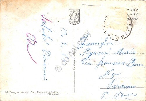 Cartolina Gatteo Mare vedute Pin Up 1960 segnata (Forl?) | Immagine Gallery 2