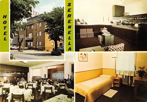 Cartolina Gazzaniga Hotel Serenella Vedutine