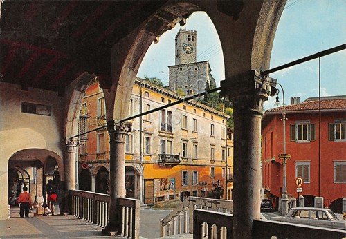 Cartolina Gemona del Friuli Loggia Botton e Piazza Municipio animata … | Immagine principale