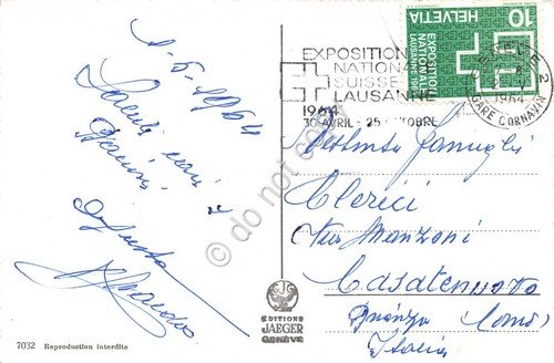 Cartolina Geneve Lac Leman boat 1964 | Immagine Gallery 2