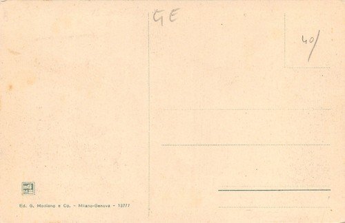 Cartolina Genova Casa di C. Colombo Ed. Modiano | Immagine Gallery 2