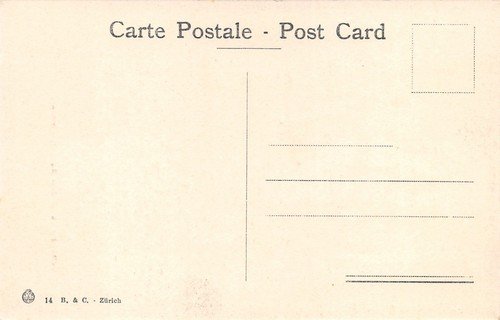 Cartolina Genova Chiesa della Nunziata Interno