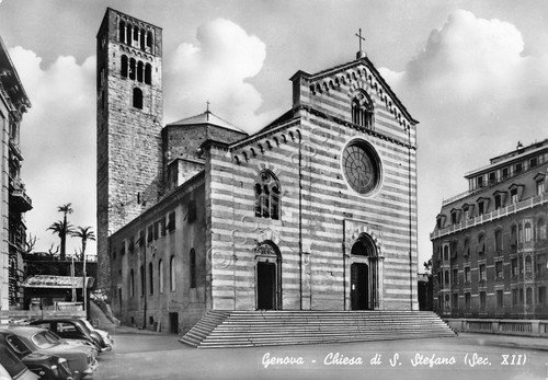 Cartolina Genova Chiesa Santo Stefano | Immagine principale
