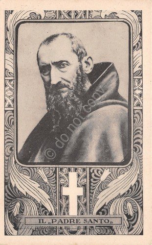 Cartolina Genova Chiesa SS Concezione dei Cappuccini Il Padre Santo