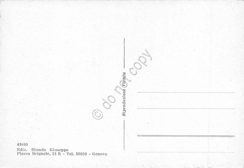 Cartolina Genova Cornigliano Castello Raggio e spiaggia | Immagine Gallery 2