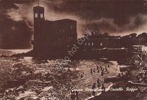 Cartolina Genova Cornigliano Castello Raggio temporale? | Immagine principale