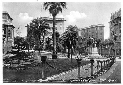 Cartolina Genova Cornigliano Villa Serra