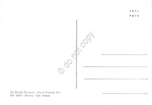 Cartolina Genova Cornigliano Villa Serra