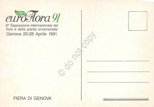 Cartolina Genova Euroflora 1991 A | Immagine Gallery 2