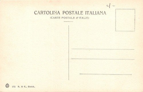 Cartolina Genova Faro in un cerchio su base bianca Ed. … | Immagine Gallery 2