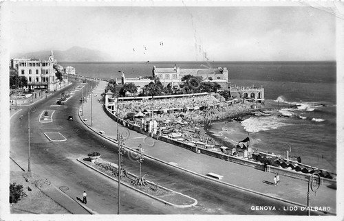 Cartolina Genova Lido D'Albaro 1950 (La Spezia) | Immagine principale