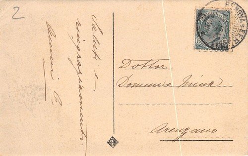 Cartolina Genova Monumento a Colombo animata