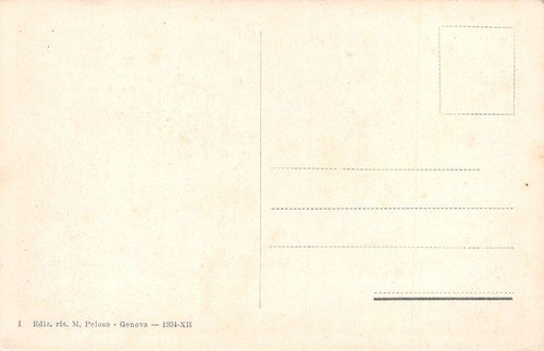 Cartolina Genova Monumento ai Caduti anni '30