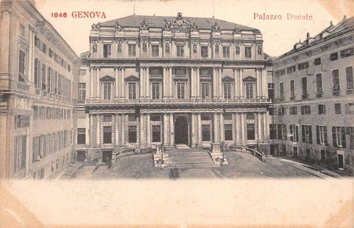 Cartolina Genova Palazzo Ducale