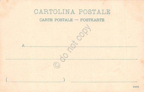 Cartolina Genova Panorama dagli Angeli illustrata