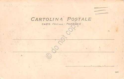 Cartolina Genova panorama degli Angeli 1900