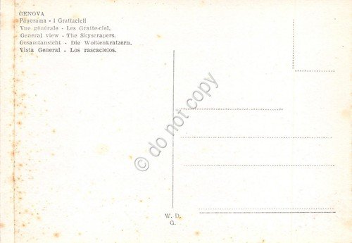 Cartolina Genova Panorama Grattacieli | Immagine Gallery 2