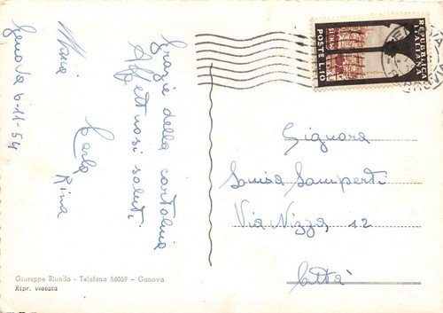 Cartolina Genova Panorama parziale | Immagine Gallery 2