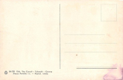 Cartolina Genova Piazza De Ferrari animata Ed. Cazzoli Tabacchi | Immagine Gallery 2