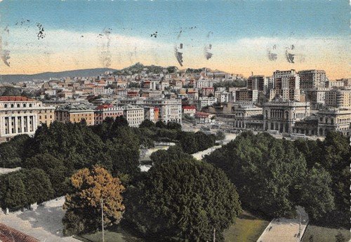 Cartolina Genova Piazza Verdi Stazione Brignole 1955 | Immagine principale