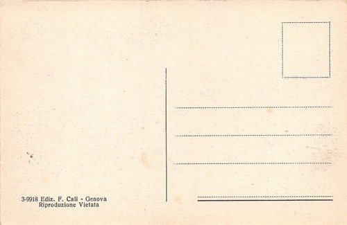 Cartolina Genova Piscine di Albaro 1942