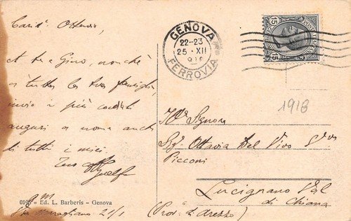 Cartolina Genova Ponte Monumentale e via XX Settembre animata carrozza … | Immagine Gallery 2