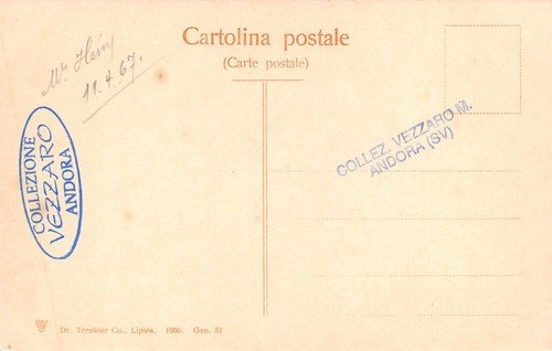 Cartolina Genova Porta Università