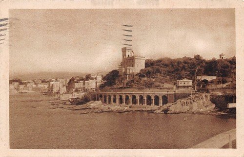 Cartolina Genova Quarto Villa Carrara 1942