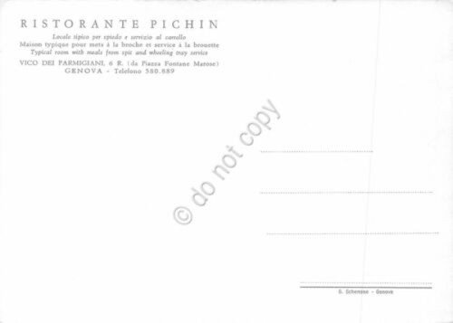 Cartolina Genova Ristorante Pichin spiedo | Immagine Gallery 2