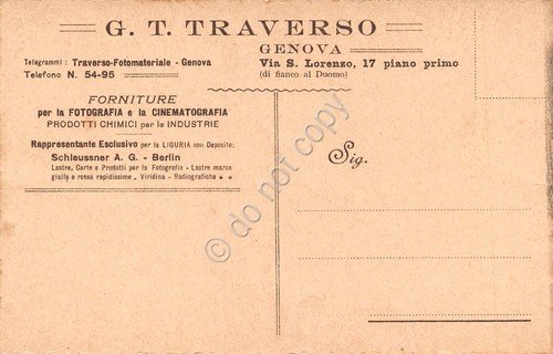 Cartolina Genova S. Lorenzo Monumento Grimaldo Edizioni Traverso Fotomateriale