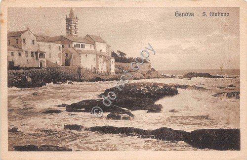 Cartolina Genova San Giuliano panorama | Immagine principale