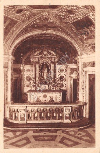 Cartolina Genova Santuario del Monte timbro targhetta Taci ogni notizia … | Immagine principale