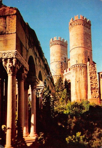 Cartolina Genova scorcio di Piazza Soprana dal chiosco di Colombo …