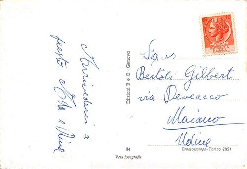 Cartolina Genova Staglieno Panorama | Immagine Gallery 2