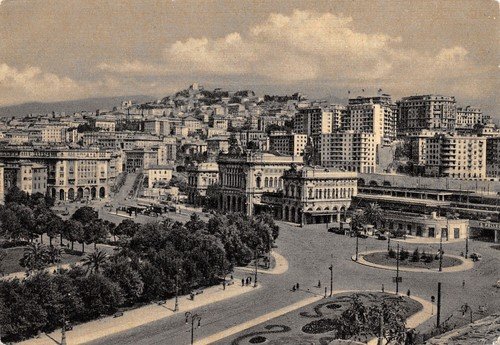 Cartolina Genova Stazione Brignole | Immagine principale