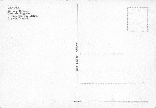 Cartolina Genova Stazione Brignole | Immagine Gallery 2