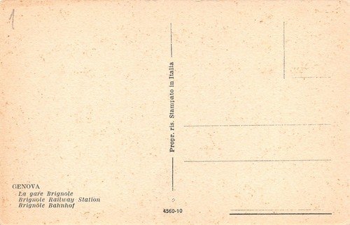Cartolina Genova Stazione Brignole | Immagine Gallery 2