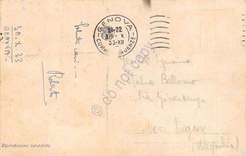 Cartolina Genova Stazione Brignole animata laghetto 1933 | Immagine Gallery 2