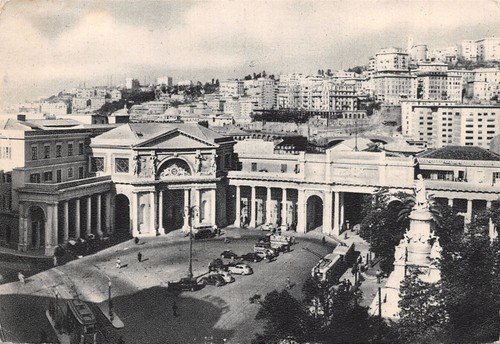 Cartolina Genova Stazione Principe 1952 | Immagine principale