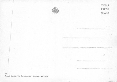 Cartolina Genova Sturla Panorama