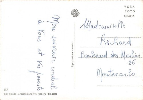 Cartolina Genova Tramonto verso Portofino | Immagine Gallery 2