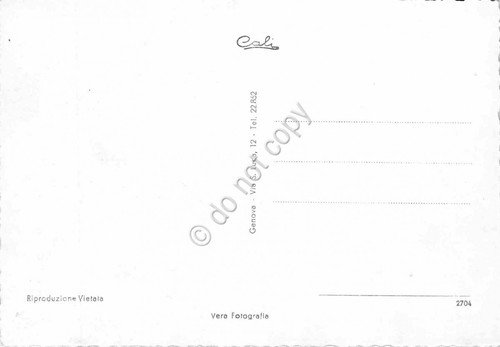 Cartolina Genova un carruggio | Immagine Gallery 2