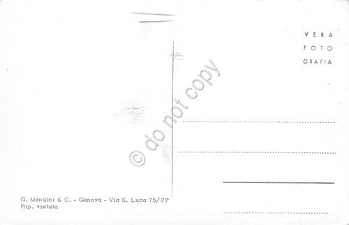 Cartolina Genova vecchia Piazzale della Vittoria nel 1880 fotocartolina | Immagine Gallery 2