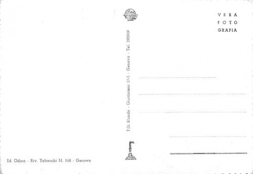 Cartolina Genova Via Giacomo Medici del Vascello