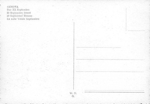 Cartolina Genova Via XX Settembre animata | Immagine Gallery 2