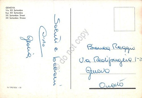 Cartolina Genova Via XX Settembre Varese auto | Immagine Gallery 2